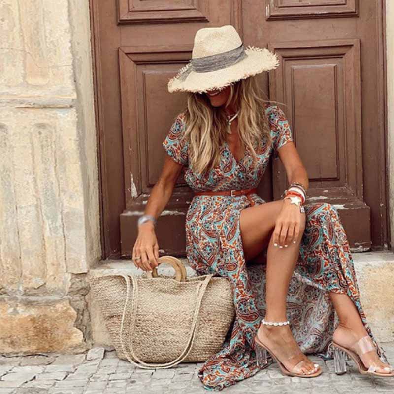Chiara | Women's Boho Summer Dress | Maxi