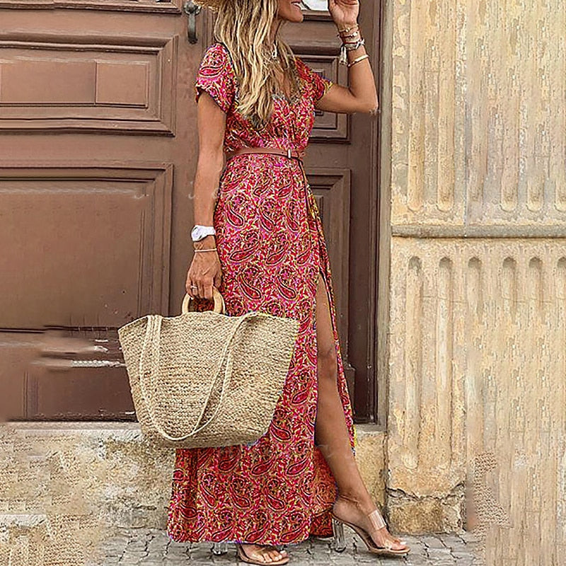 Chiara | Women's Boho Summer Dress | Maxi