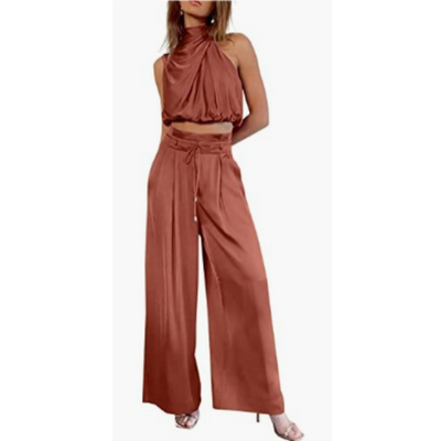 Olive | Women's Summer Jumpsuit | Wide Leg